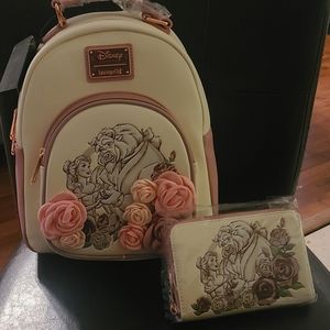 Loungefly Beauty and the Beast Floral Photograph Set